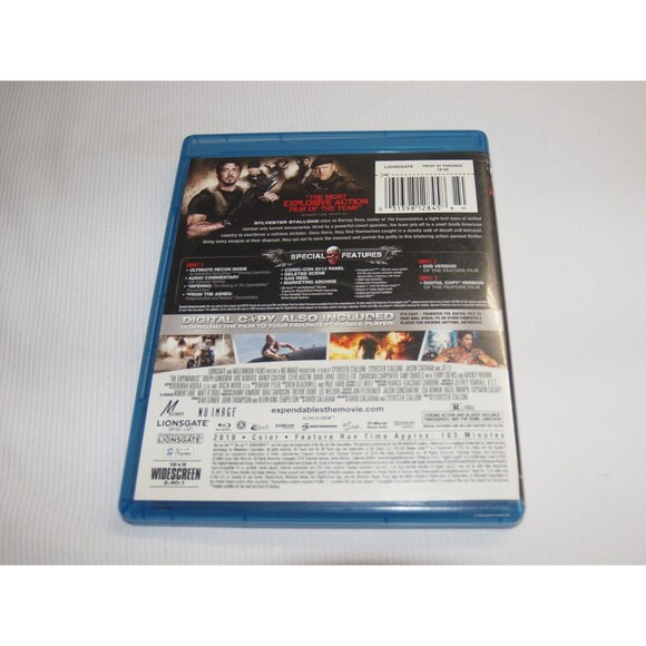 The Expendables Blu-Ray & DVD Stallone, Crews, Rourke, Willis Action Rated R - Picture 4 of 5